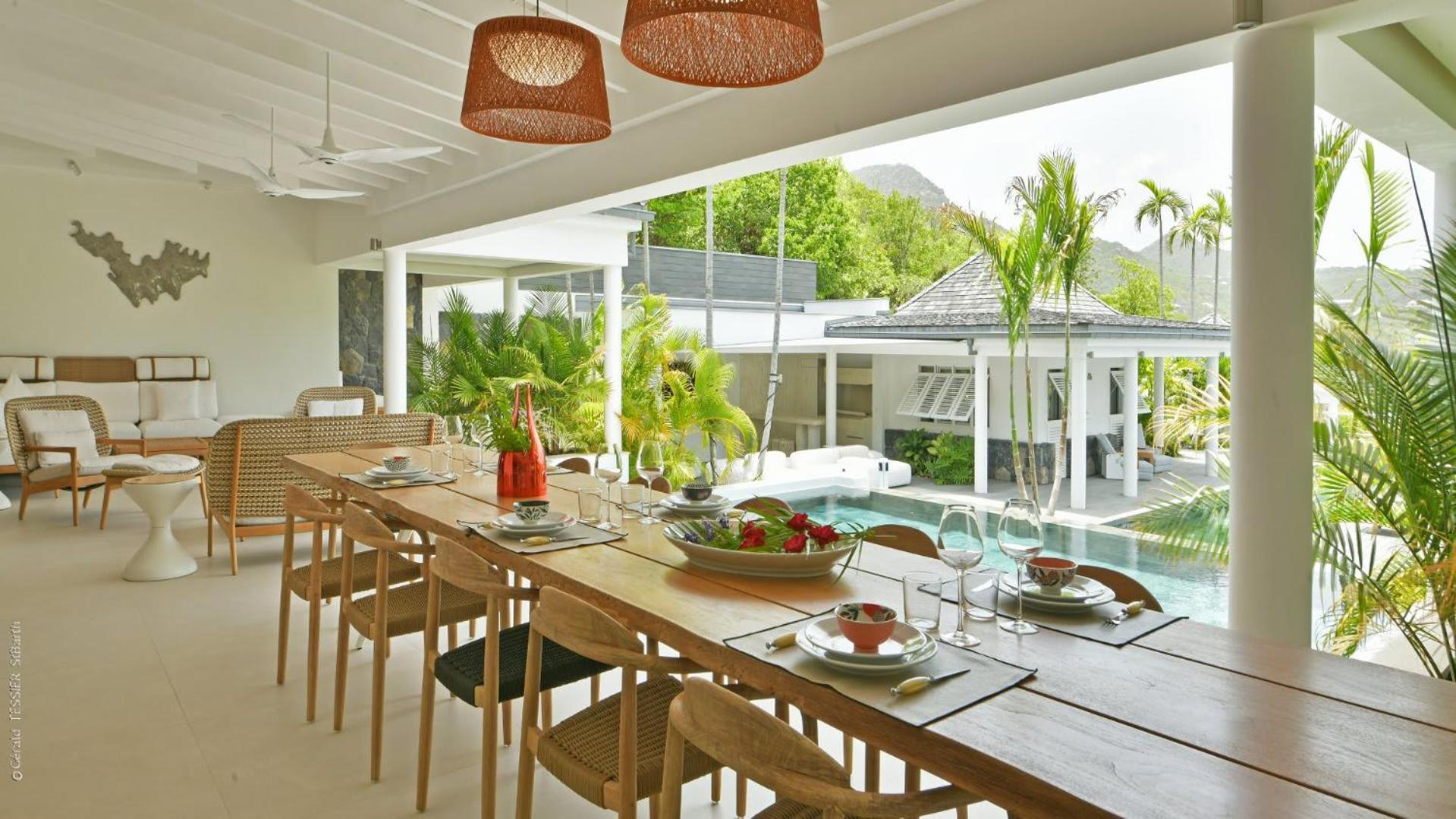 Modern Villa With Two Swimming Pools Petit Cul-de-Sac Екстер'єр фото